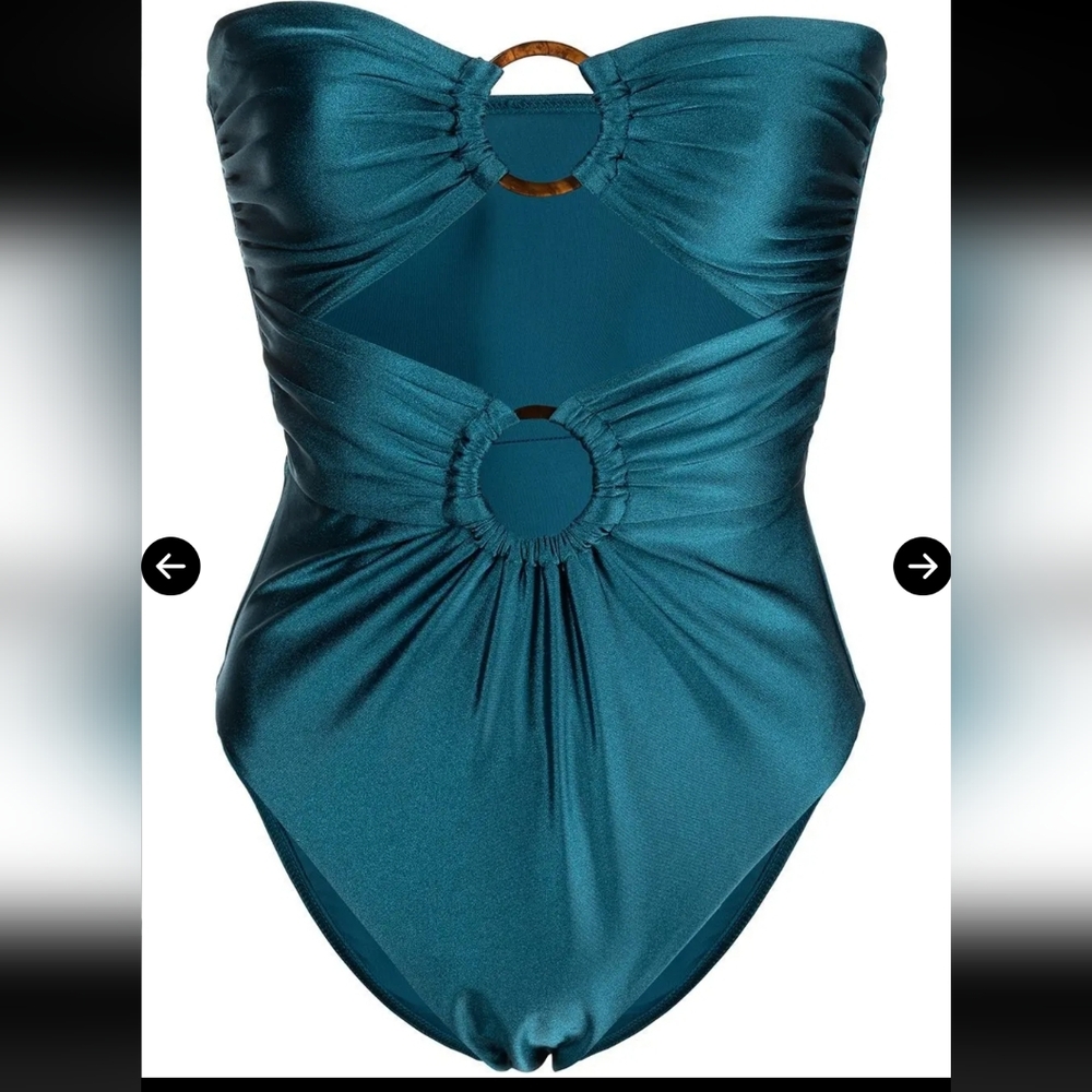 ZIMMERMANN CASSIA DOUBLE RING ONE PIECE SWIMSUIT ;SIZE:US:8-10 - Picture 15 of 16